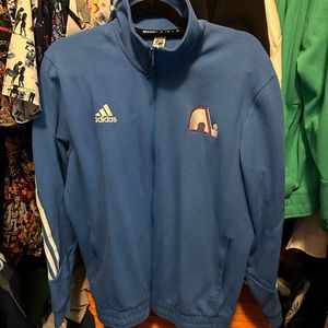 Adidas NHL Quebec Nordiques XL Zip UpTrack Jacket